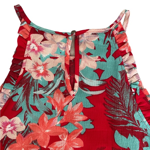 Candies Floral Halter Style Shirt - Picture 2 of 4